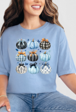 Multi Pumpkin Comfort Color Graphic Tee