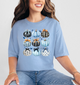 Multi Pumpkin Comfort Color Graphic Tee