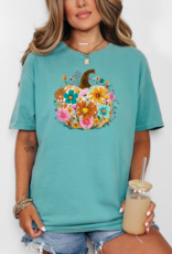 Flower Pumkin Graphic Tee