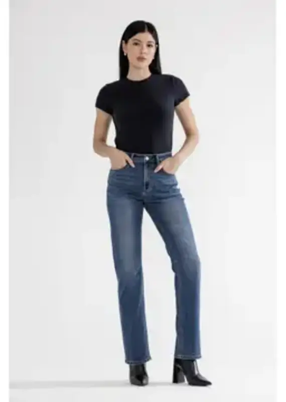 High Rise Straight Leg Jean