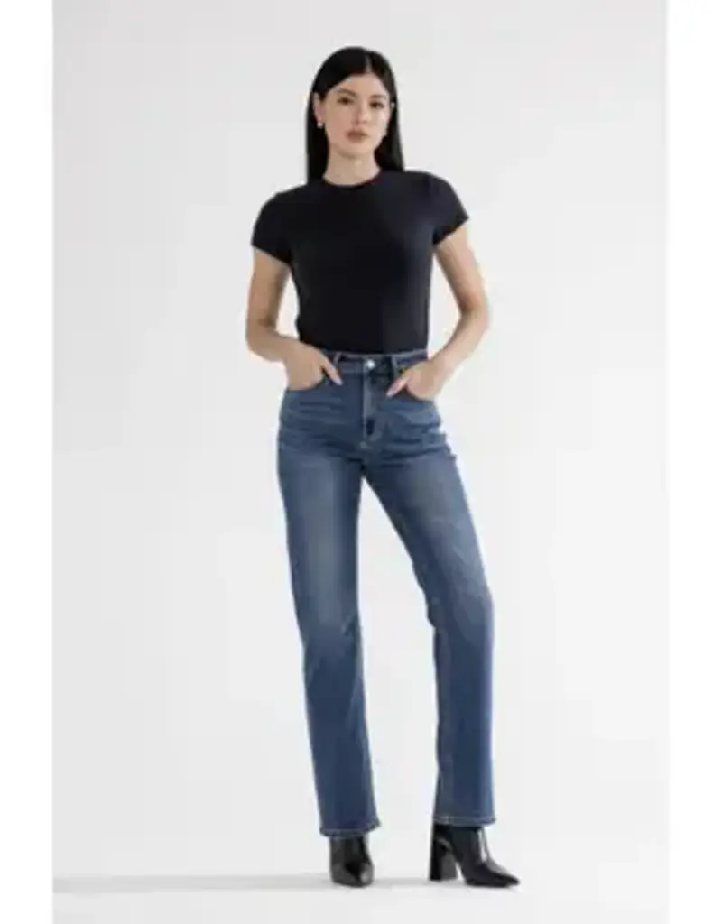 High Rise Straight Leg Jean