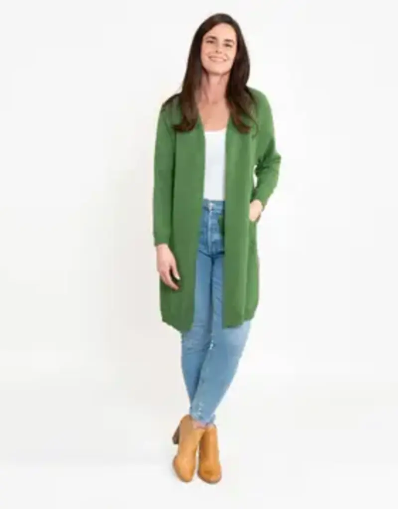 Madison Brushed Knit Long Sleeve Cardigan