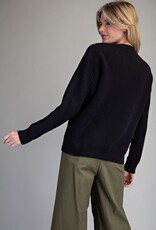 Applique Tinsel Christmas Tree Sweater