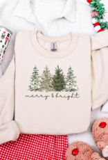 Merry & Bright Trees Sweatshirt