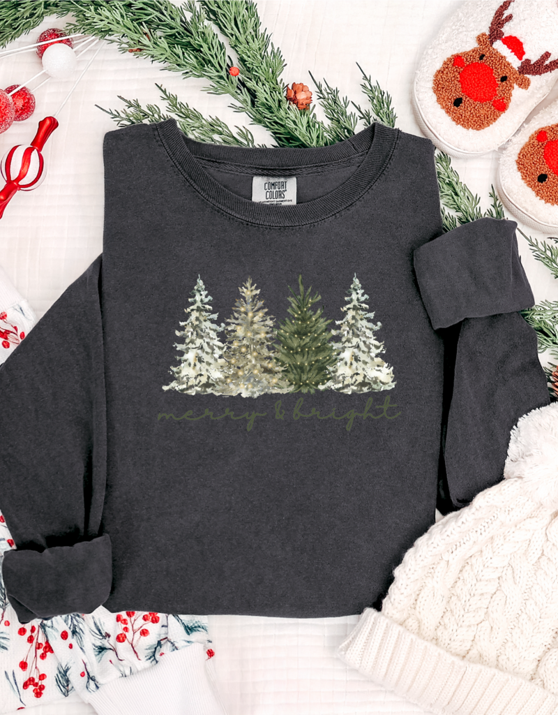 Merry & Bright Tees Long Sleeve Tee