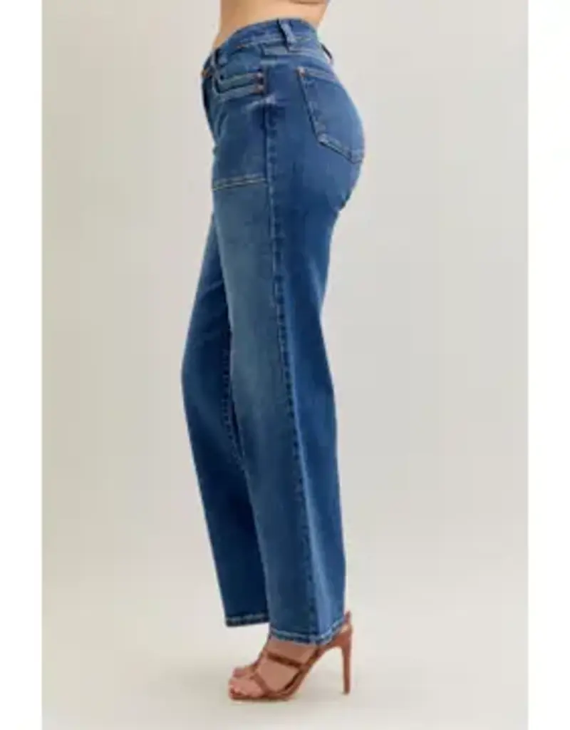 Judy Blue 90's Straight Front Patch Double Pkt