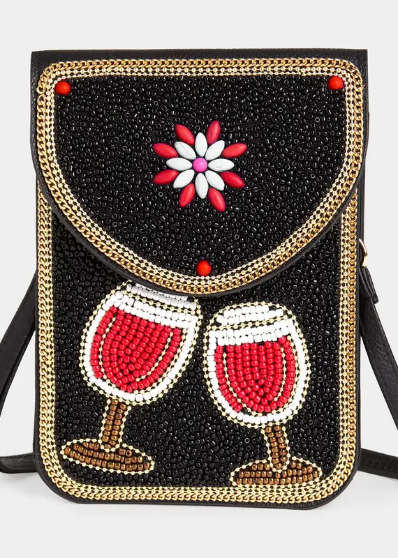 Artisan Beaded Holiday Crossbody