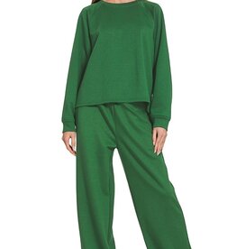 Scuba Crewneck Pullover & Pants 2 Piece Set