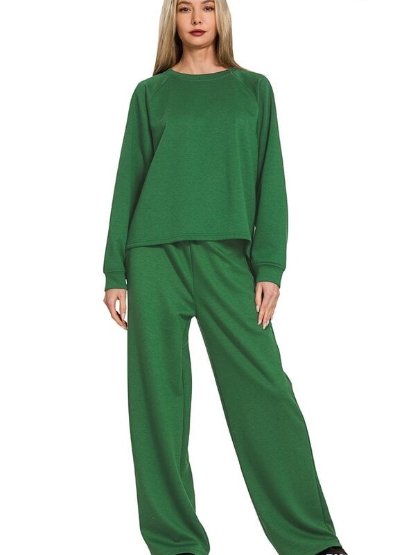 Scuba Crewneck Pullover & Pants 2 Piece Set