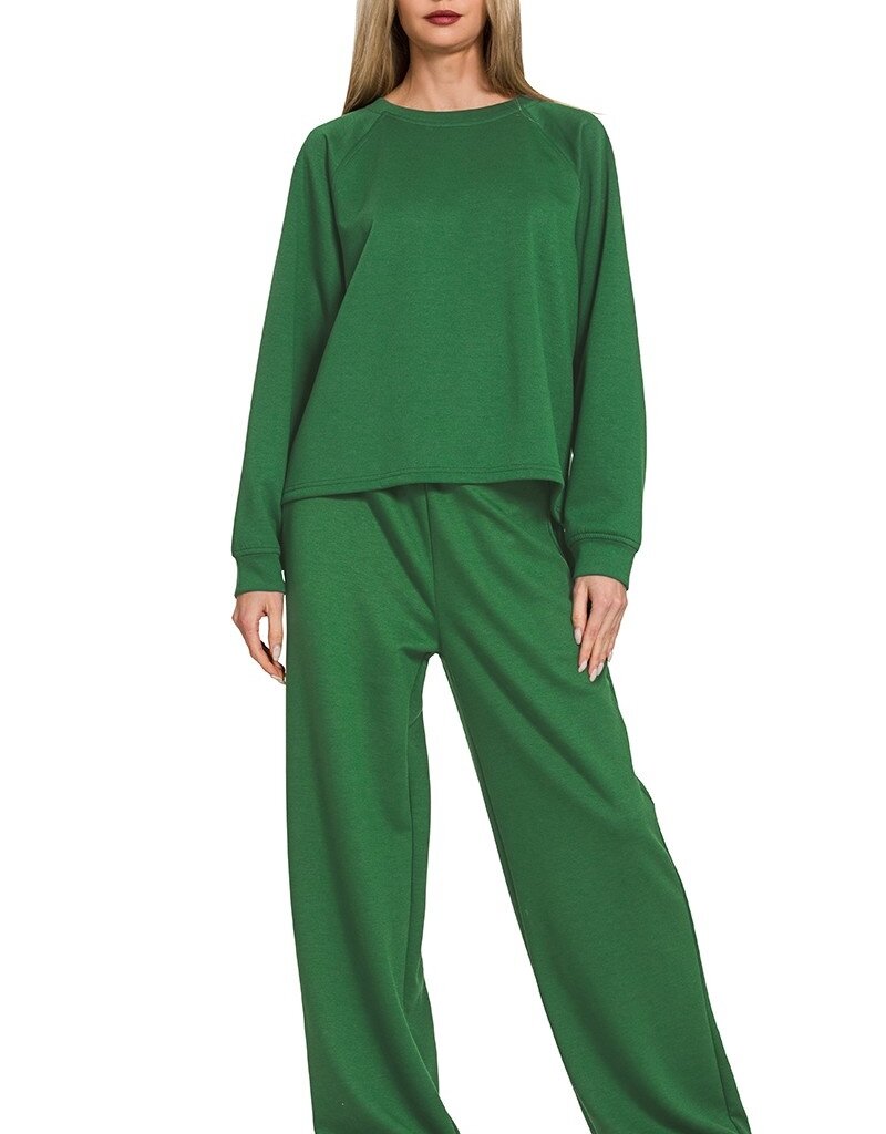 Scuba Crewneck Pullover & Pants 2 Piece Set