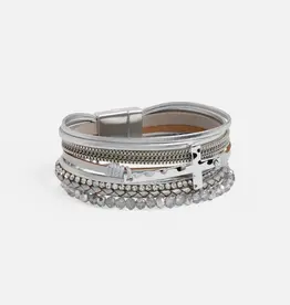 Season's Blessings Magnetic Bracelet - Silver