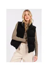 Corduroy Puffer Vest