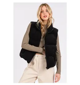 Corduroy Puffer Vest