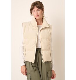 Corduroy Puffer Vest