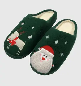 Santa + Rudolph Slippers