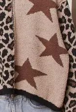 Star & Leopard Knit  Sweater