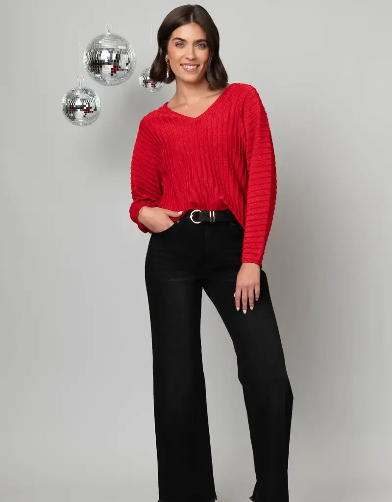 Wide Leg Fray Hem Jean