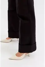 HR Wide Leg with Self High Cuffed Hem Jean