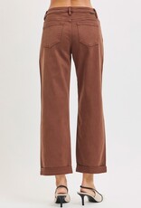 Tummy Control Mid Rise Ankle Barrel Relaxed Baggy