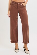 Tummy Control Mid Rise Ankle Barrel Relaxed Baggy