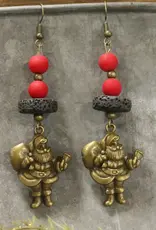 Special Delivery Santa Earrings