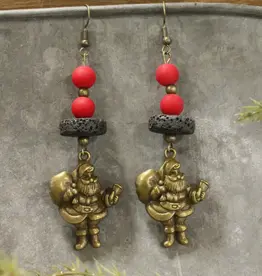 Special Delivery Santa Earrings