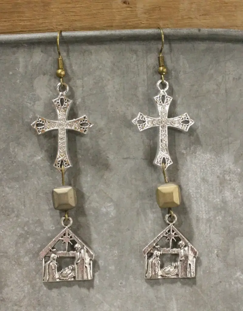 The Reason For the Season Dangle Earrings