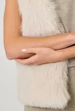 Faux Fur Sparkle Vest