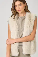 Faux Fur Sparkle Vest