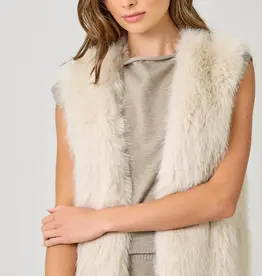 Faux Fur Sparkle Vest