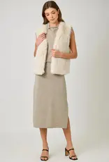 Faux Fur Sparkle Vest