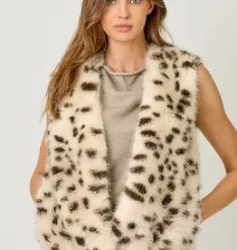 Leopard Fur Vest