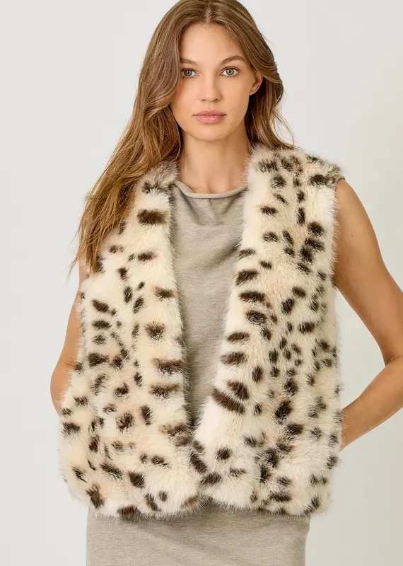 Leopard Fur Vest