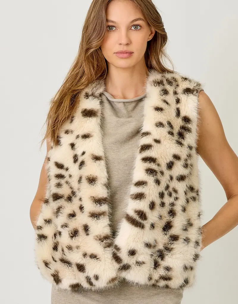 Leopard Fur Vest