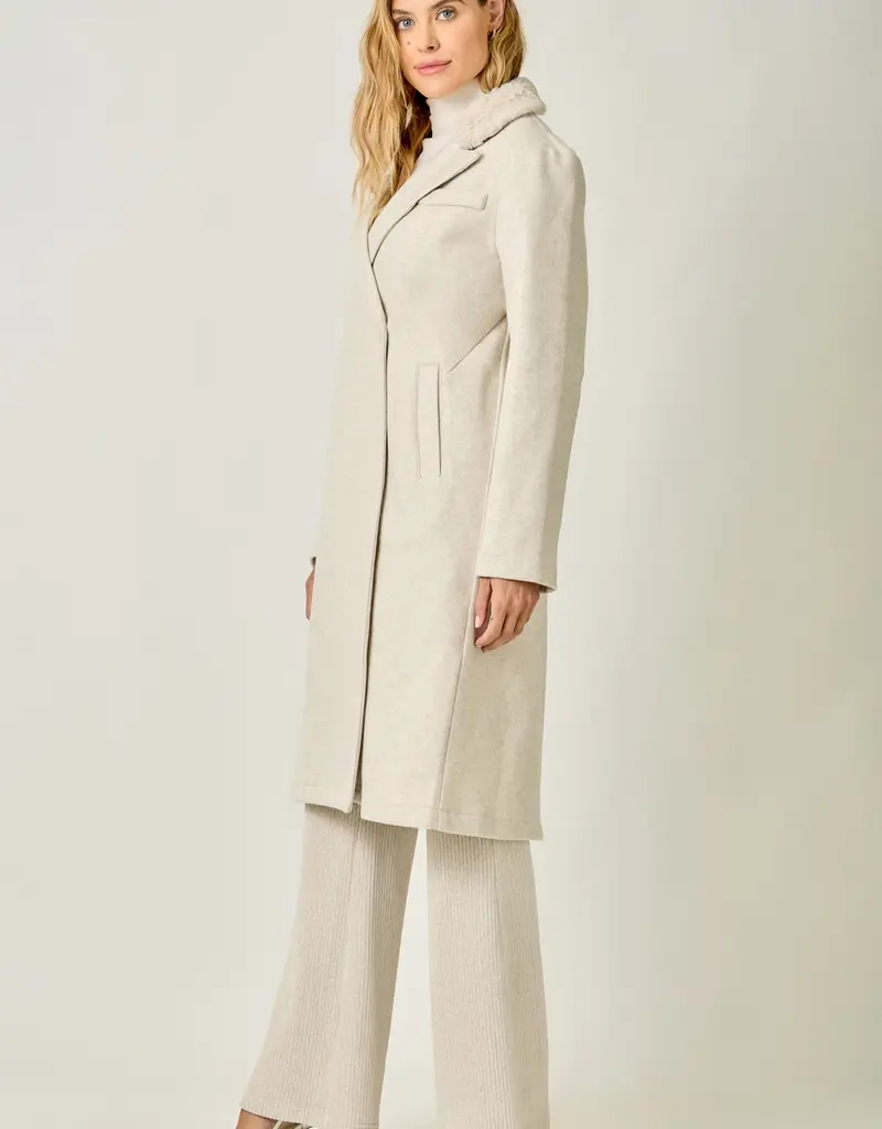 Fur Collar Long Coat