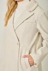 Fur Collar Long Coat