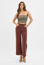 High Rise Tummy Control  Crop Wide Pant