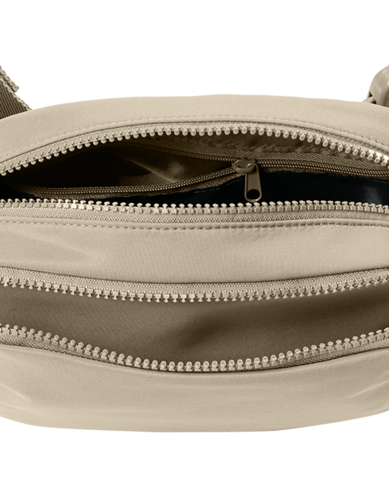 Matte Dual-Compartment Crossbody