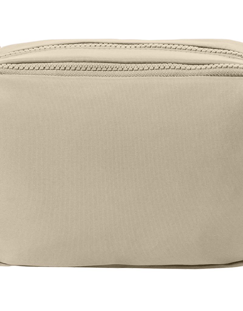Matte Dual-Compartment Crossbody
