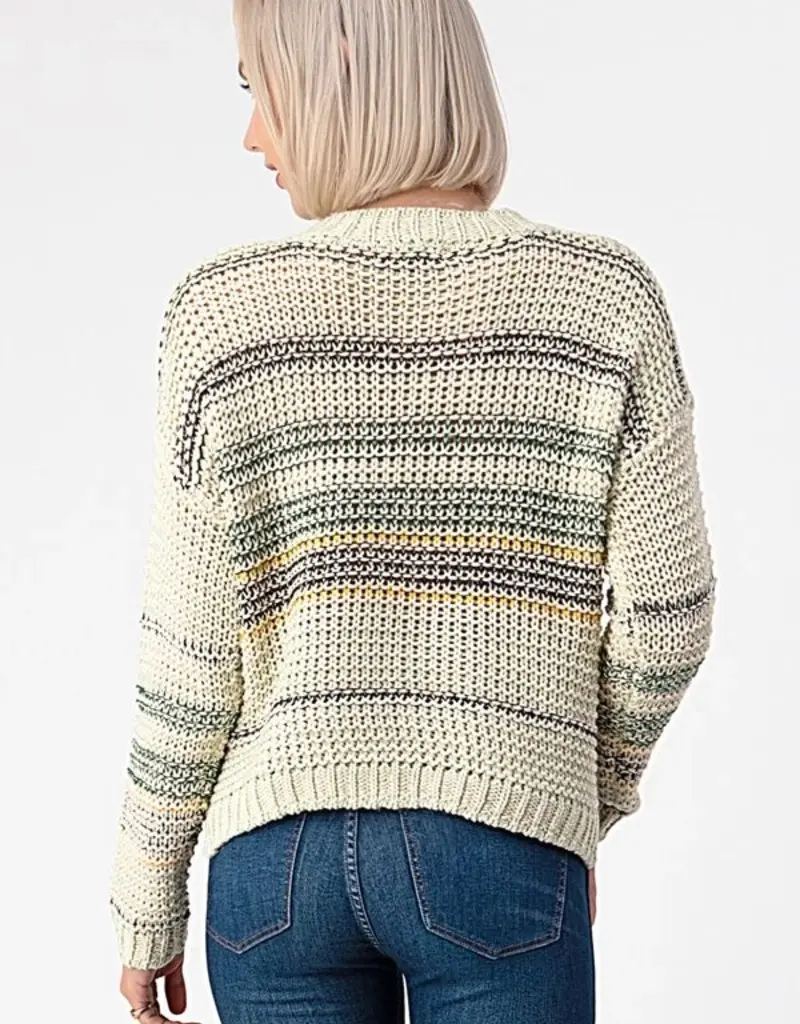 Multi Stripe Knitted Sweater