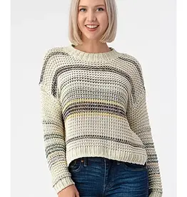 Multi Stripe Knitted Sweater