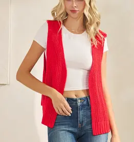 Knit Vest Cardigan