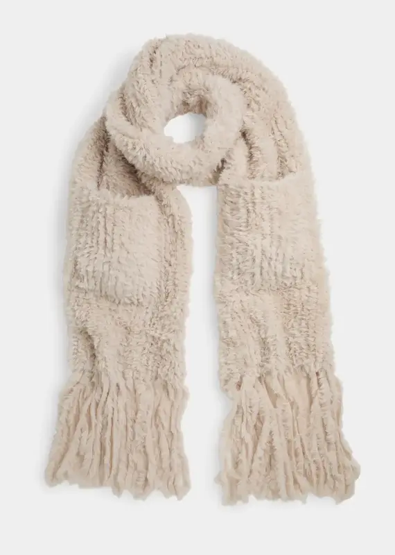 Verity Oblong Pocket Scarf - Tan