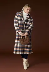 Hope Oversized Plaid Trench Coat