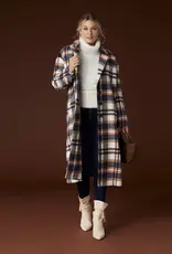 Hope Oversized Plaid Trench Coat