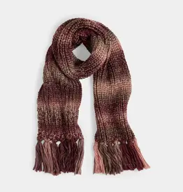 Sparkle Season Knit Scarf - Mauve Multi