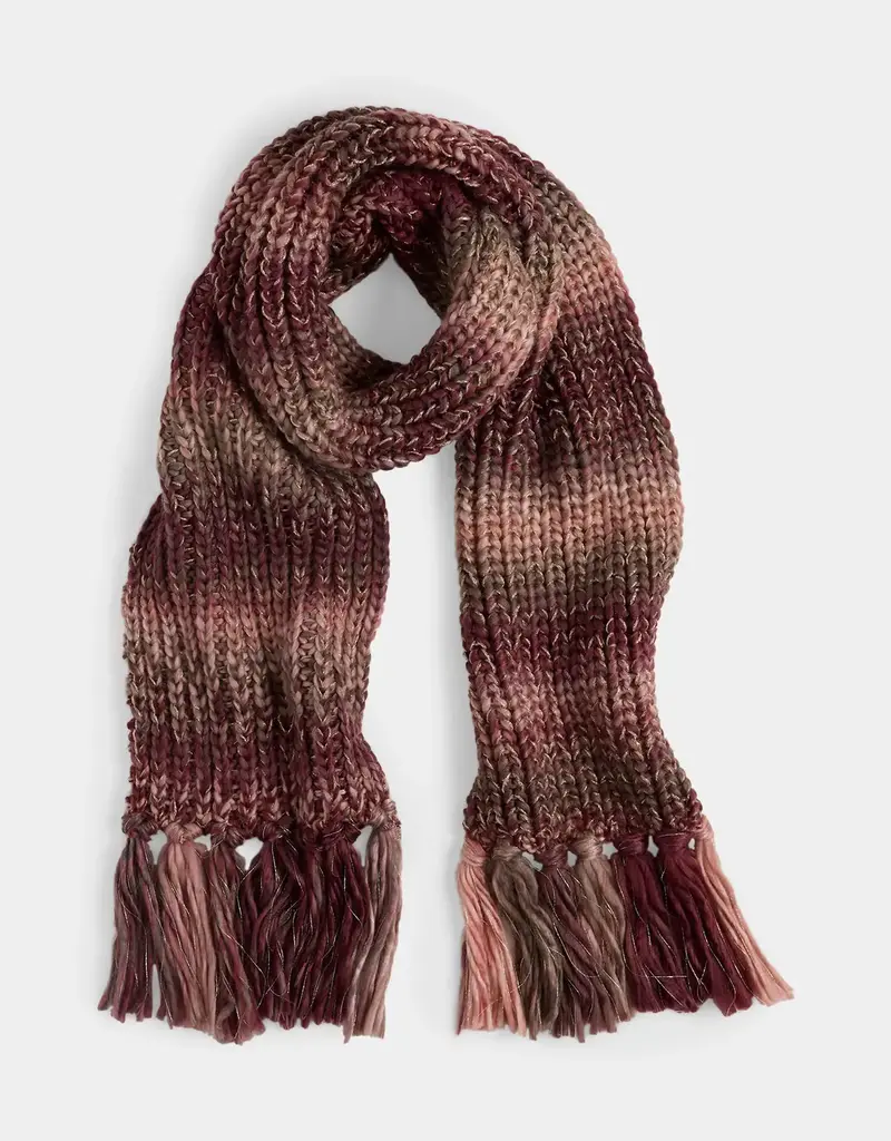 Sparkle Season Knit Scarf - Mauve Multi