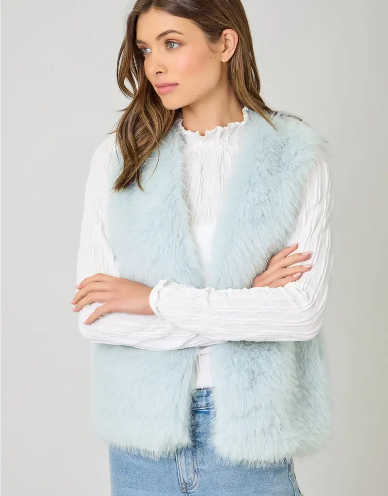 Fur Sparkle Vest