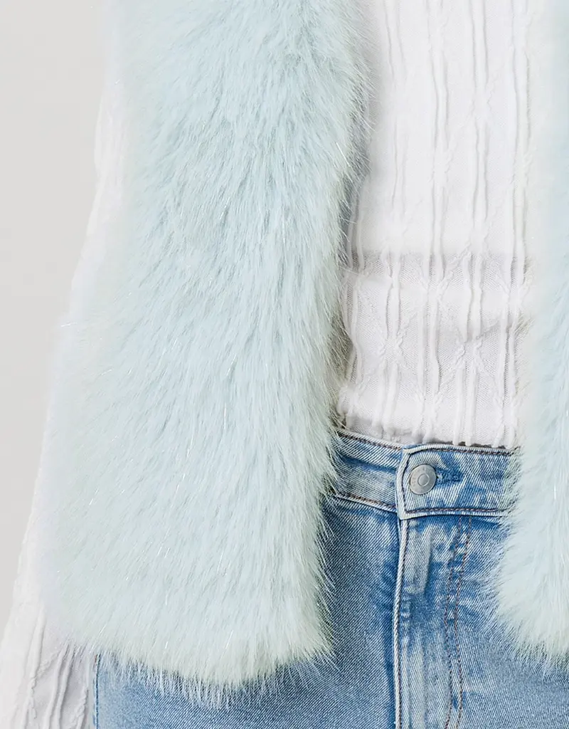 Fur Sparkle Vest