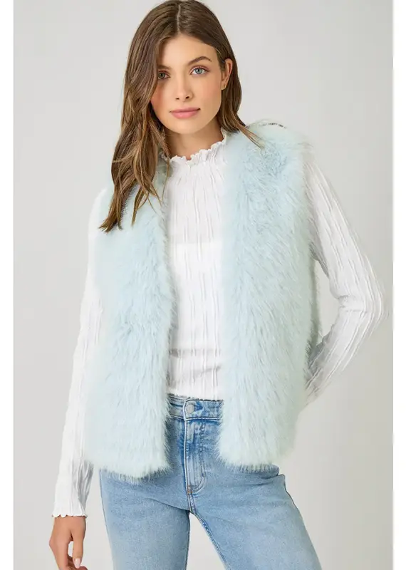 Fur Sparkle Vest